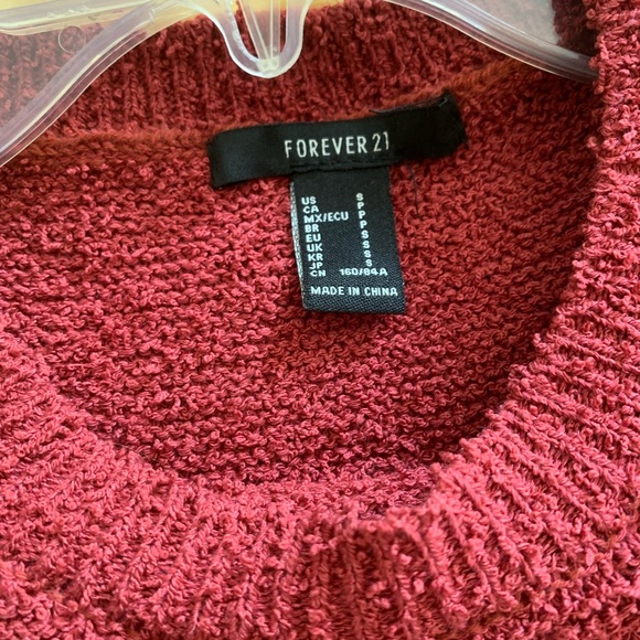 Forever 21 Red Sweater - Picture 3 of 3